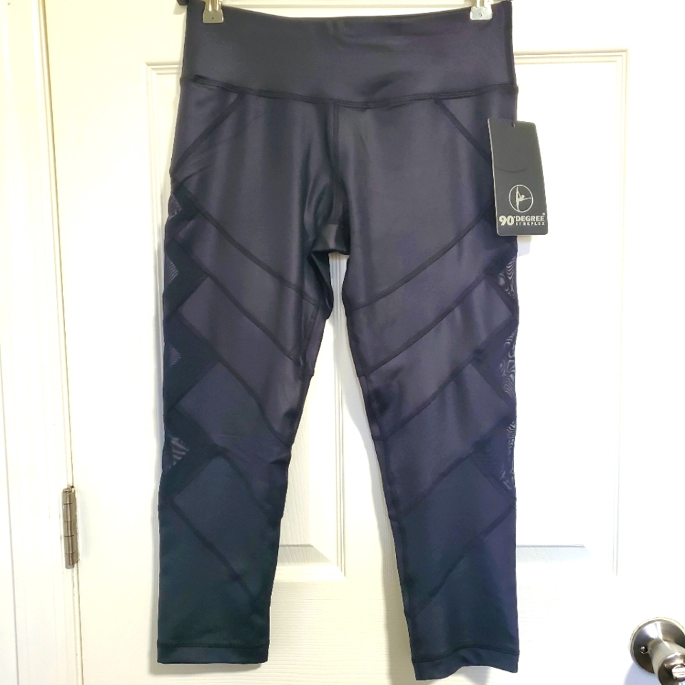 💪🏃‍♀️NWOT 90 Degrees Athletic leggings in Black